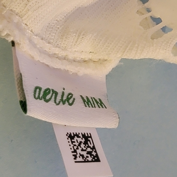 Aerie off white lacey/strappy bralette sizeM - Picture 2 of 2